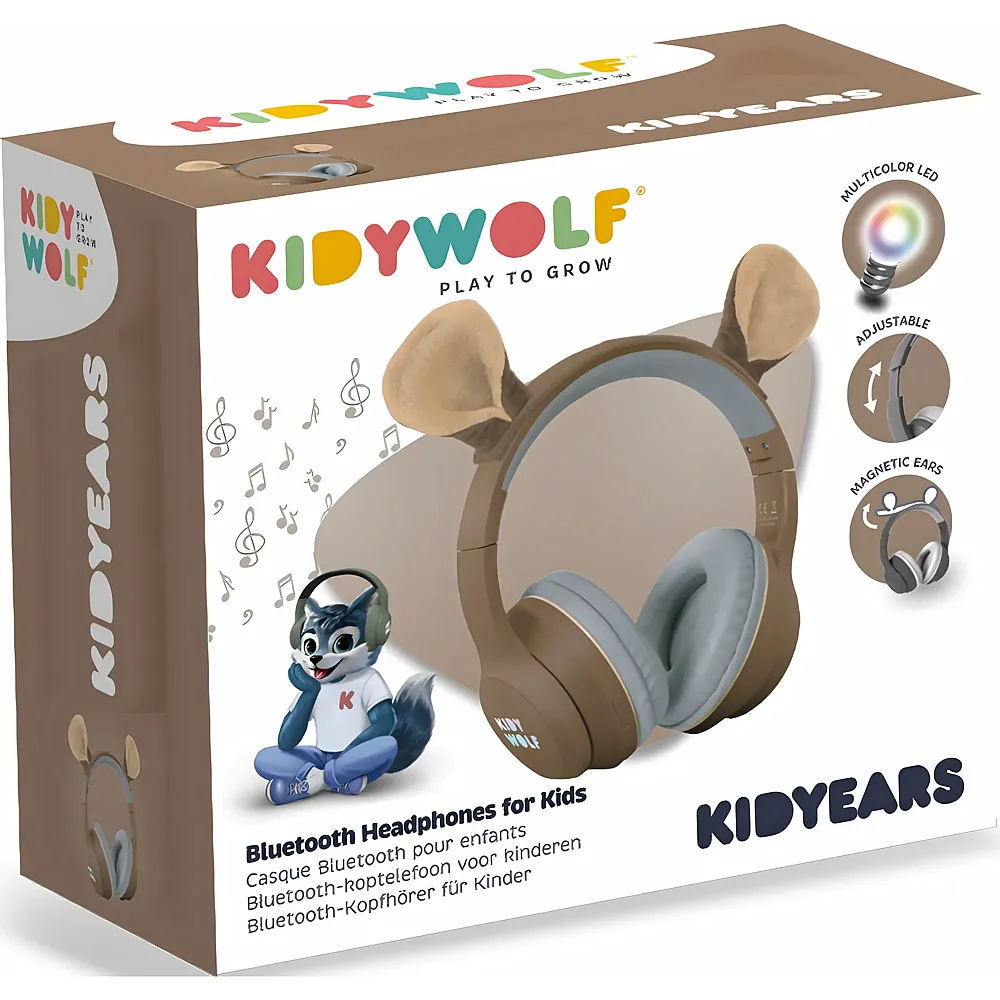 Kidywolf Kopfh�rer Bluetooth mit B�renohren