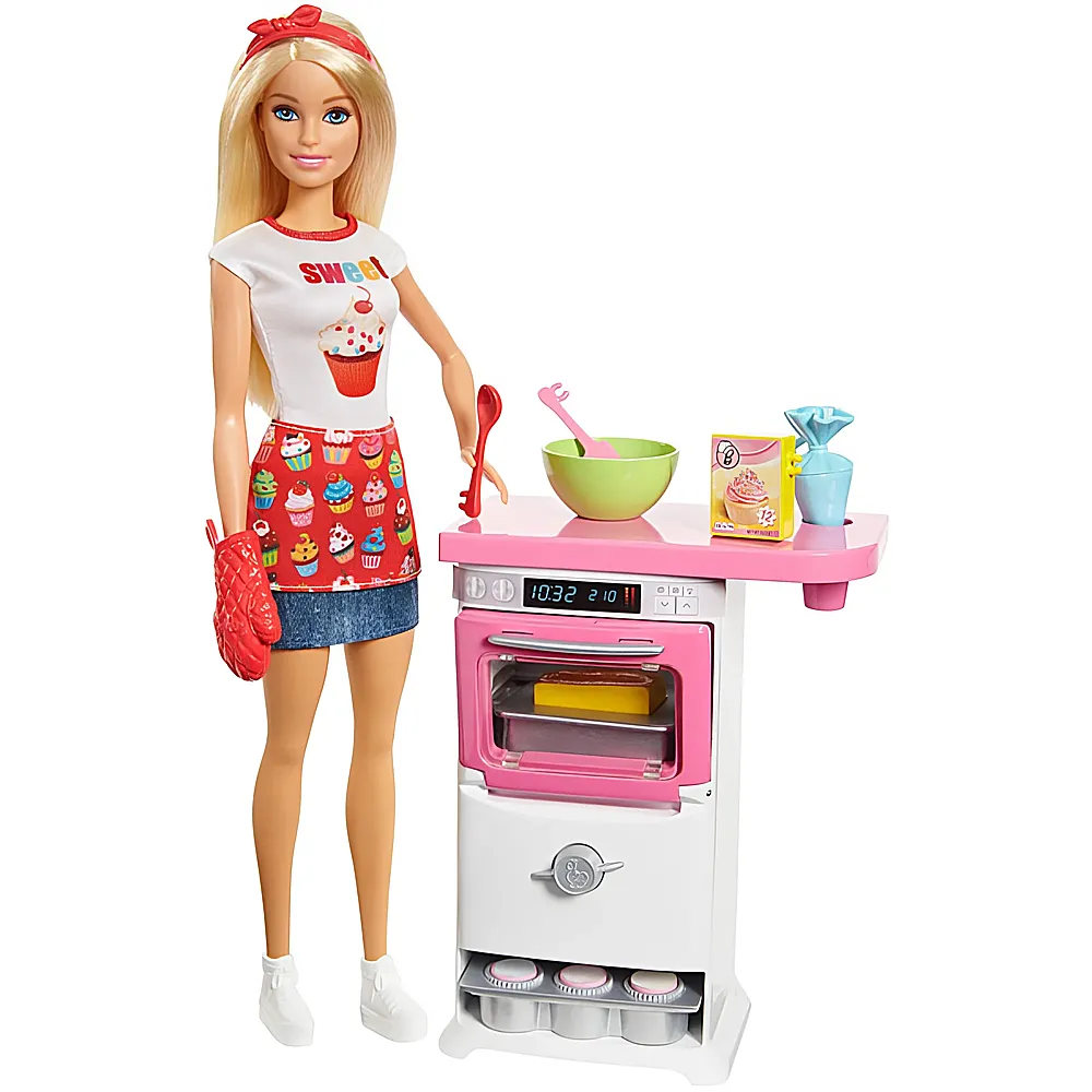 Barbie Karrieren Cooking & Baking Bckerin mit Backofen