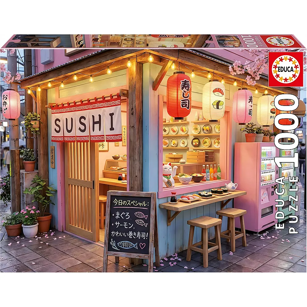 Educa Puzzle Kawaii Sushi - 1000 Teile