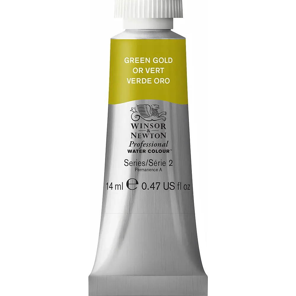 meinspielzeug - Winsor & Newton Professional Aquarellfarbe Gr�ngold 14ml | Farbe & Kreide