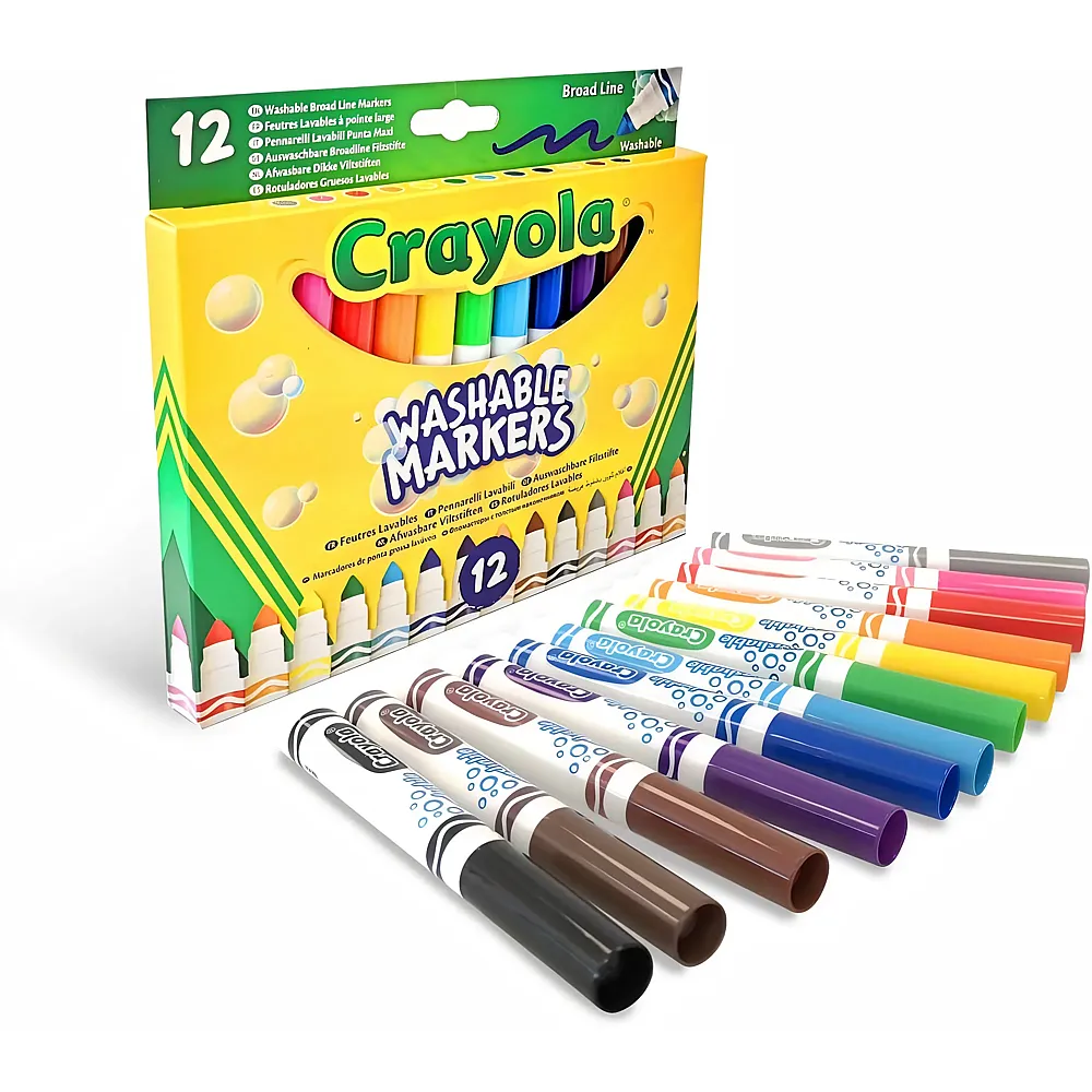 Crayola Filzstifte Auswaschbar 12Teile