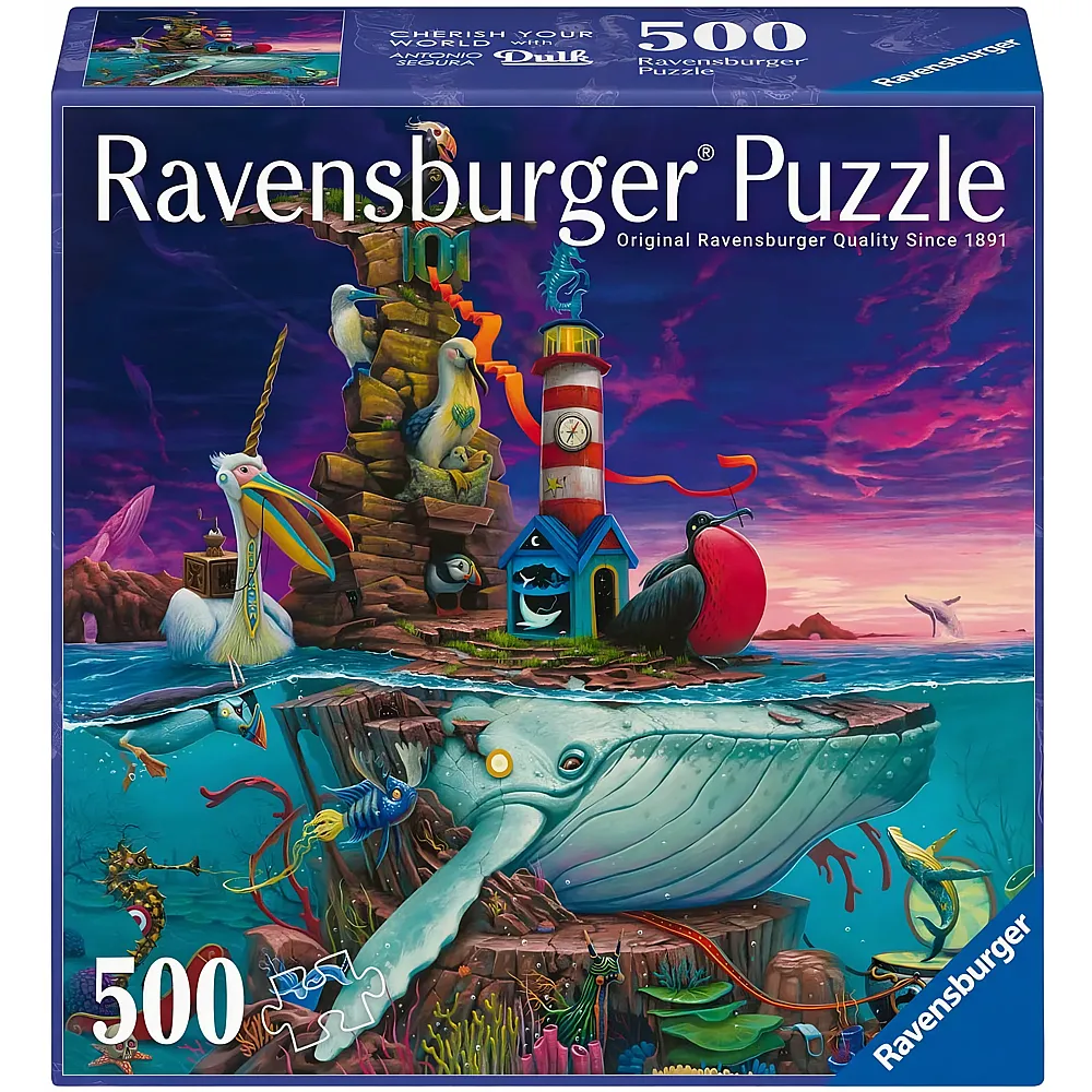 Ravensburger Puzzle Archipelago Oceanic Refuge Art by Dulk 500Teile