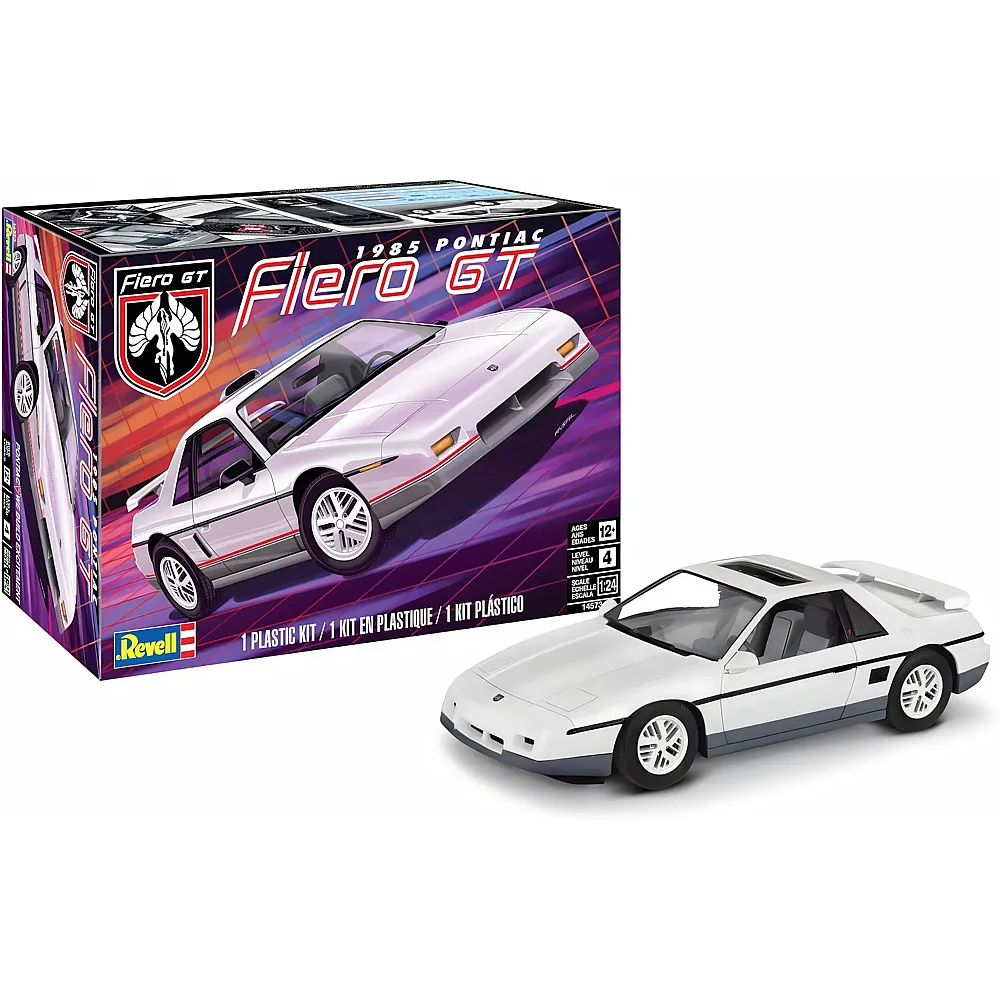 meinspielzeug - Revell Level 4 Modellbausatz 1985 Fiero GT | Modellbausatz Fahrzeuge