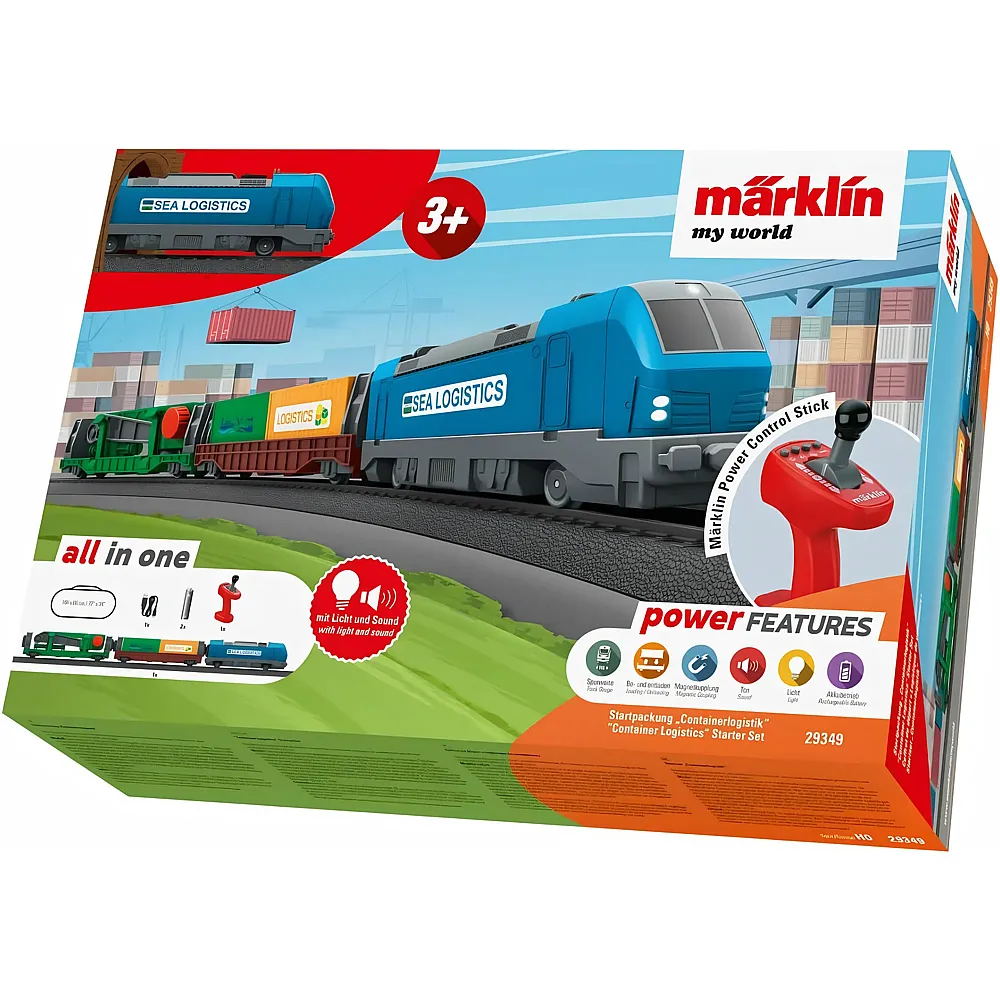 meinspielzeug - M�rklin H0 my world Startpckg Containerlogistik