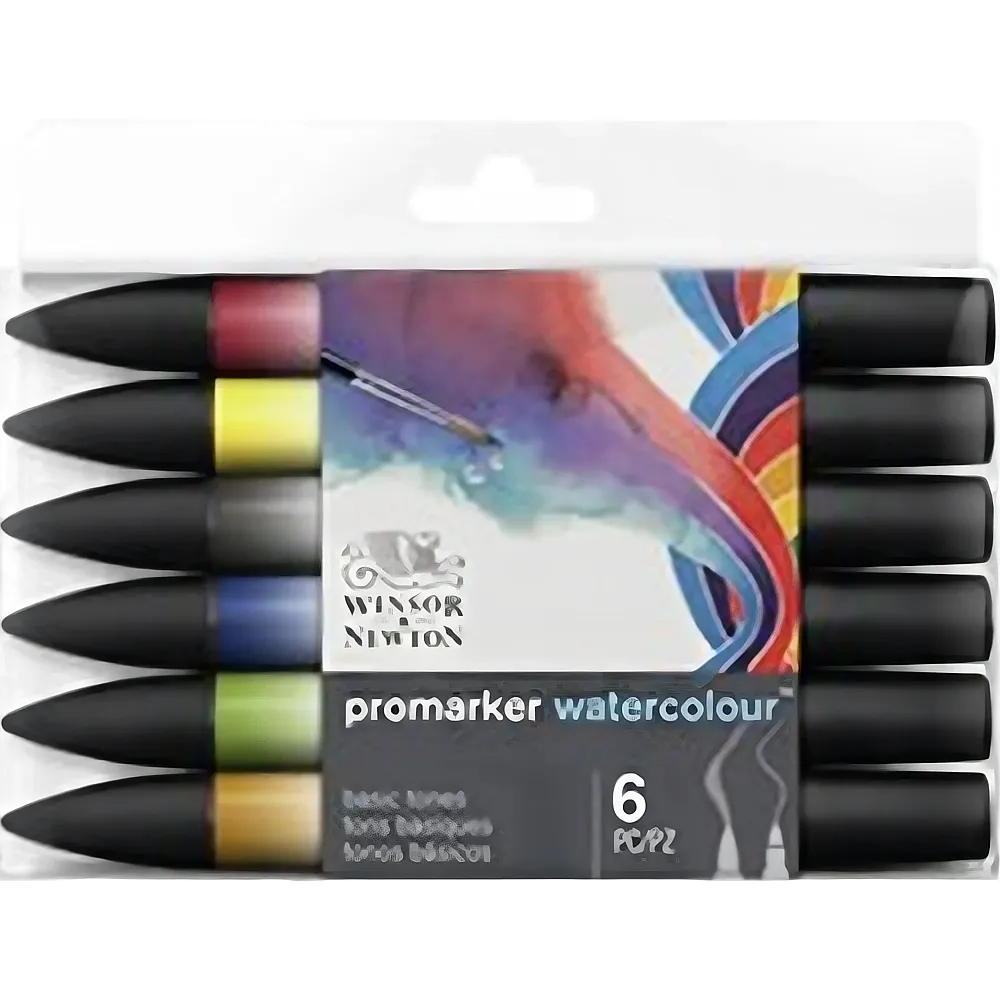 meinspielzeug - Winsor & Newton W&n Promarker Watercolour 6er Set Sortiert
