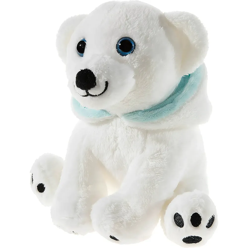 meinspielzeug - Heunec Kapuzen-Kumpel Eisb�r - 30 cm | B�ren Pl�sch