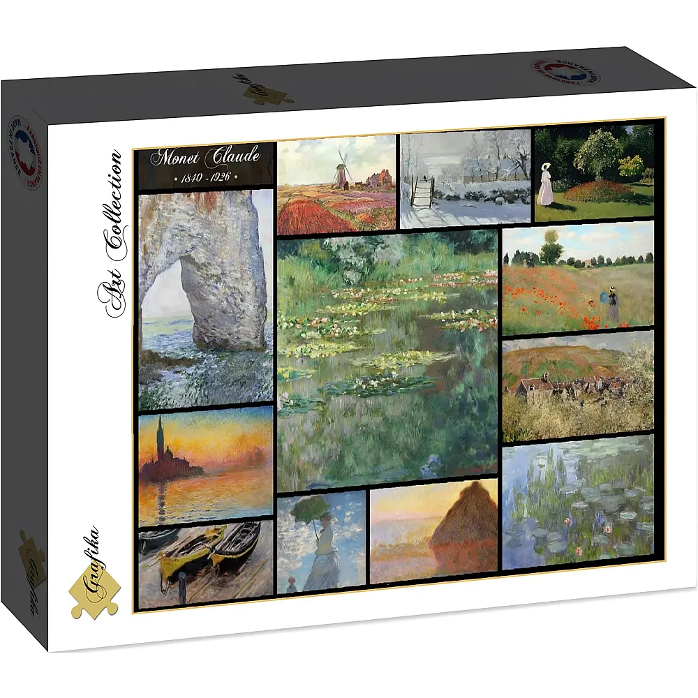 Grafika Puzzle Art Collection Claude Monet - Collage - 2000 Teile