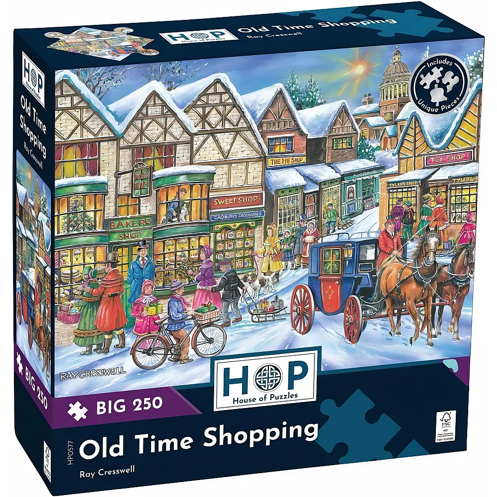 HOP - House of Puzzles Old Time Shopping 250Teile