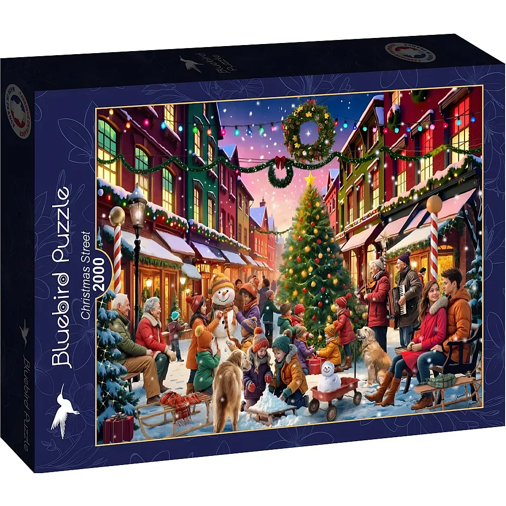 Bluebird Puzzle Weihnachtsstrasse 2000Teile