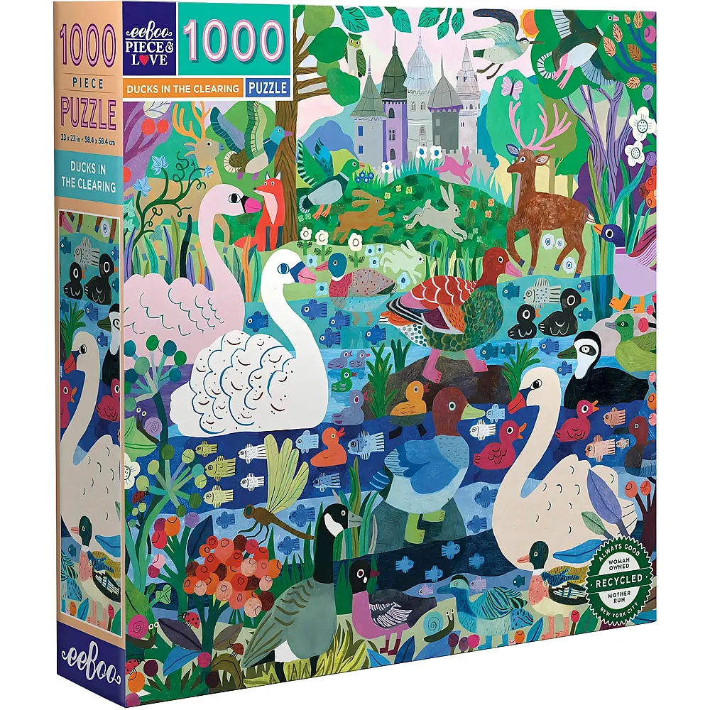eeBoo Puzzle Ducks in the Clearing - 1000 Teile