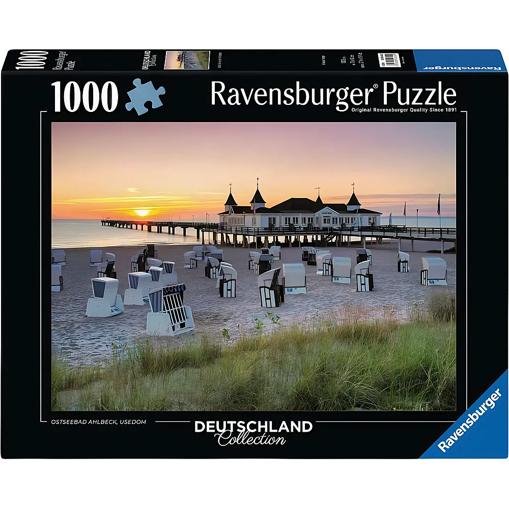 Ravensburger Puzzle Deutschland Collection Ostseebad Ahlbeck, Usedom - 1000 Teile