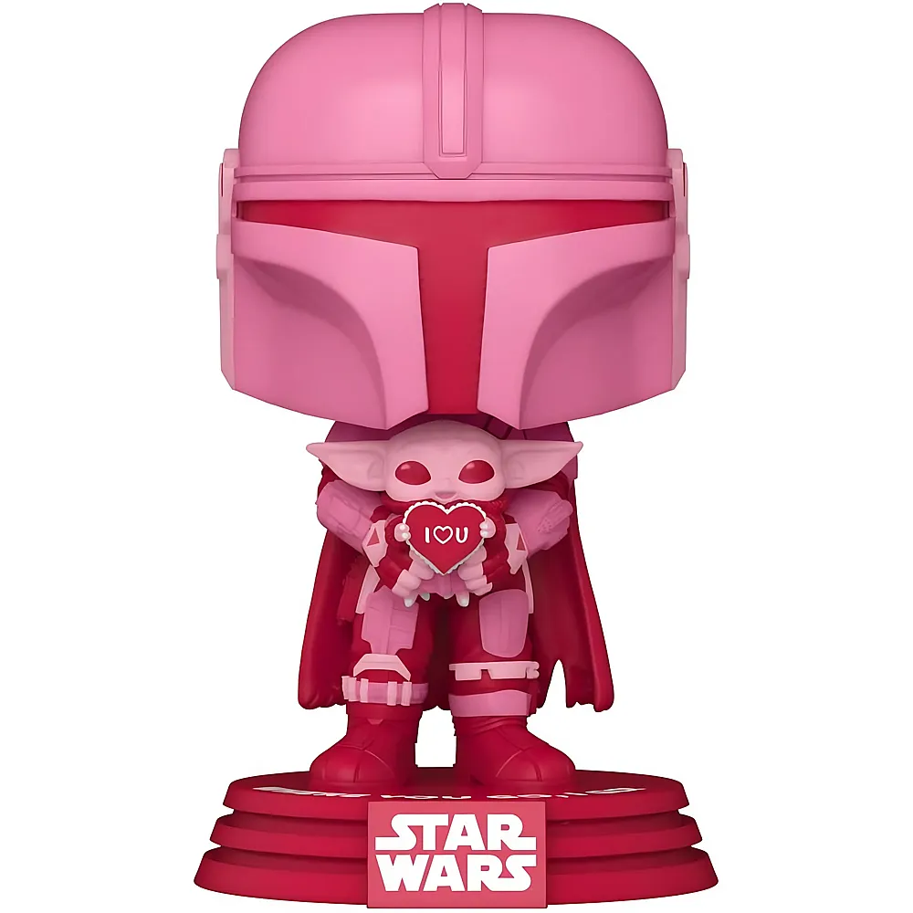 Funko Pop Star Wars Valentines - The Mandalorian Nr.498