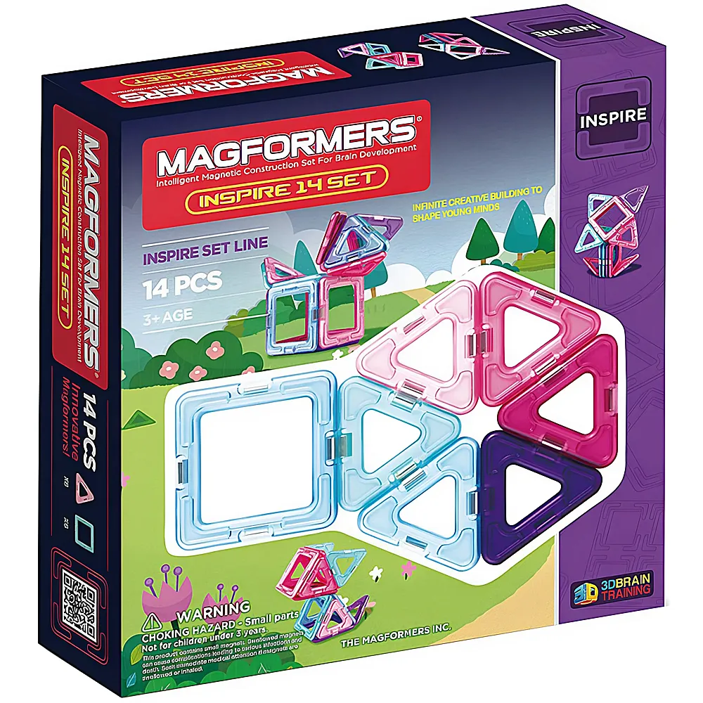 Magformers Inspire Set 14Teile | Magnet-Baukasten