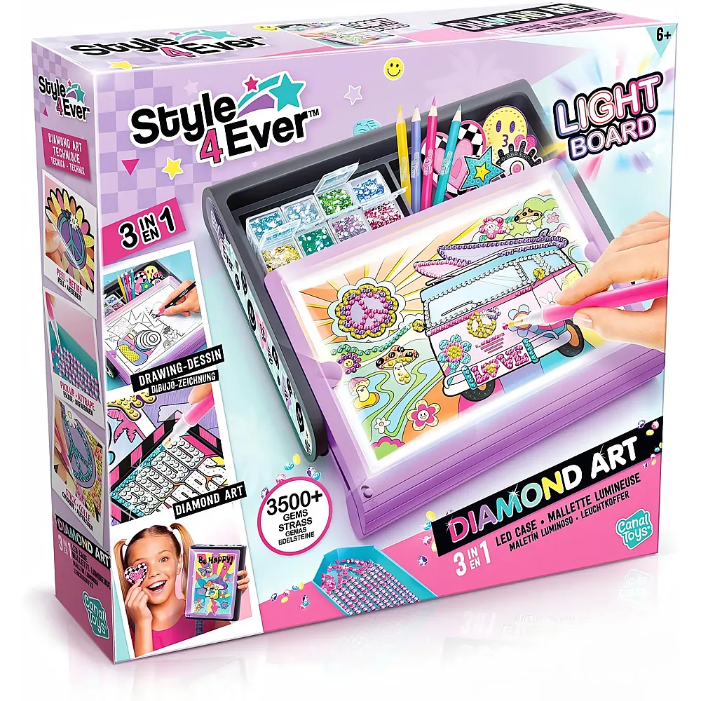 Canal Toys Diamond Art 3 in 1 LED Case