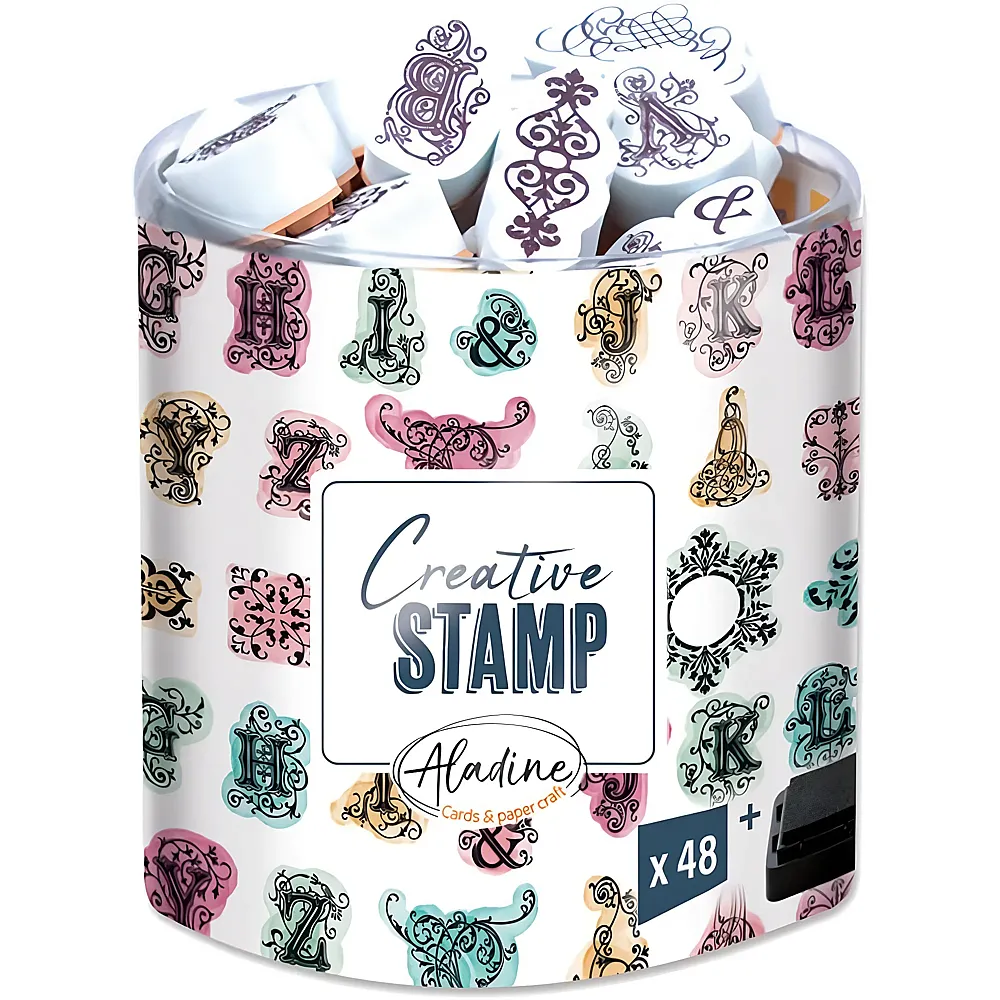 Aladine Stempel Arabeske - 48 Teile