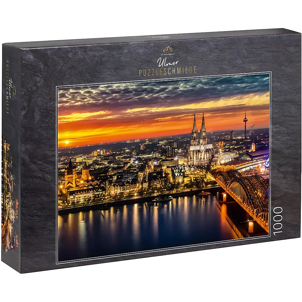 Ulmer Puzzleschmiede K�ln im Abendrot - 1000 Teile