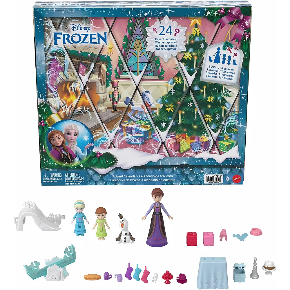 Mattel Disney Frozen Adventskalender Kleine Puppen