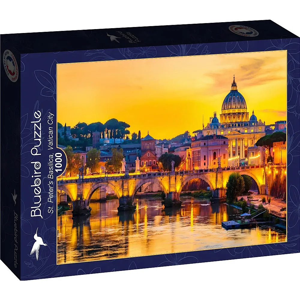 Bluebird Puzzle Petersdom, Vatikanstadt - 1000 Teile