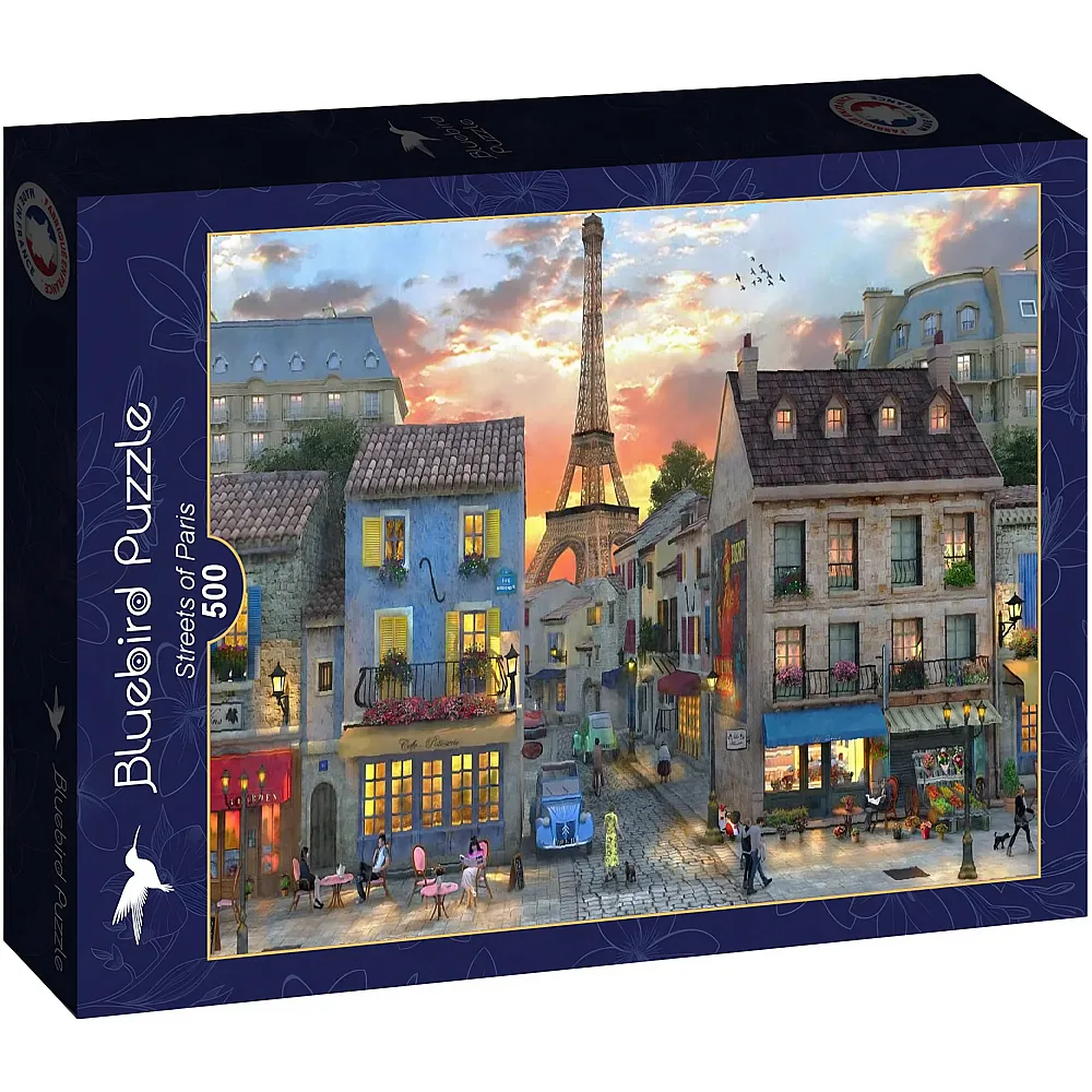 Bluebird Puzzle Dominic Davison Streets of Paris 500Teile