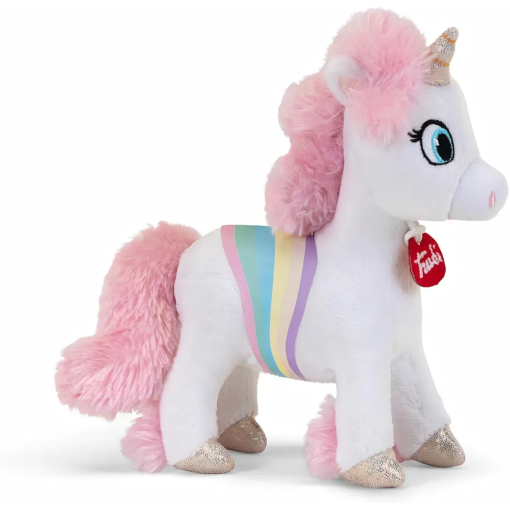 meinspielzeug - Trudi Weisses Einhorn Regenbogen - 18 cm | Diverse Tiere Pl�sch