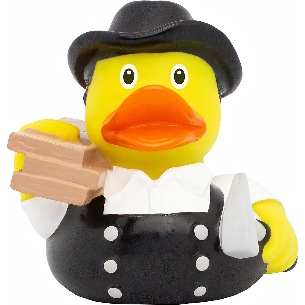 Lilalu Badeente Zimmermann 7.5 x 8.5cm