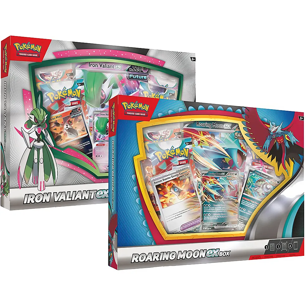 Pokémon TCG Iron Valiant/Roaring Moon ex Box - English