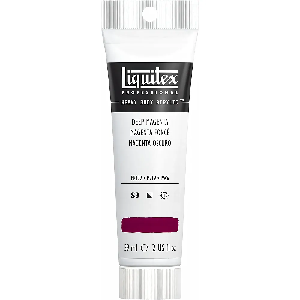 Liquitex Lqx Prof. Heavy Body Acrylfarbe 59ml Tube Dunkelmagenta - Suche