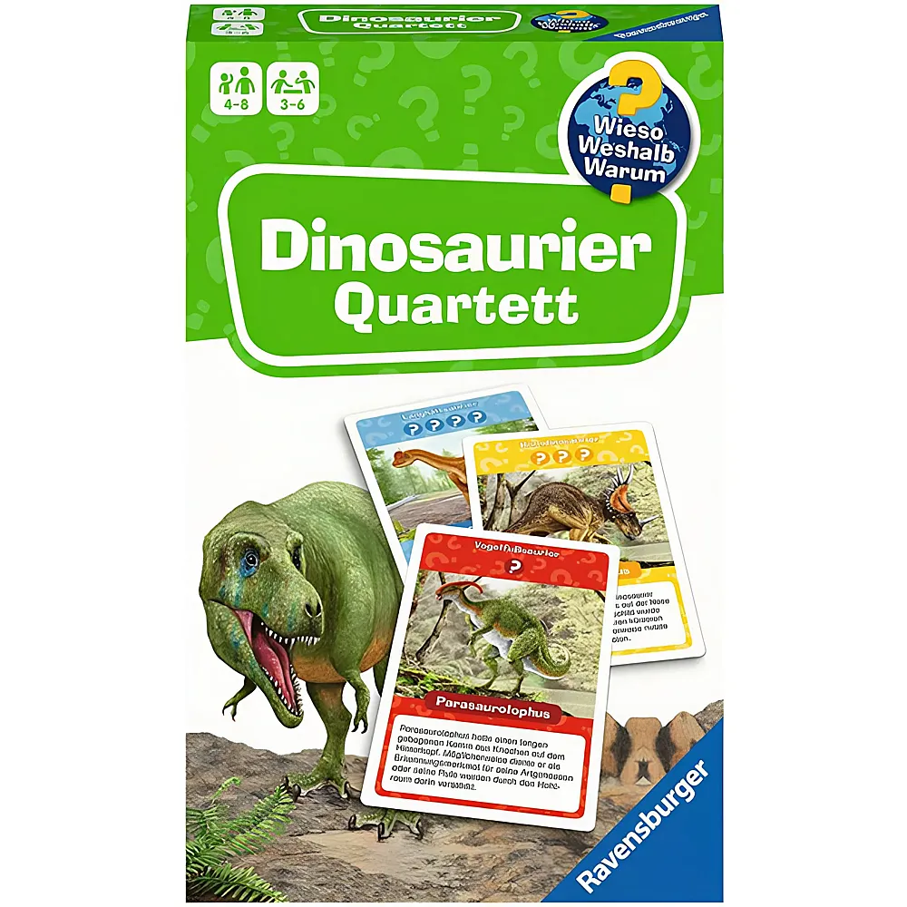 Ravensburger Wieso Weshalb Warum Dinosaurier Quartett