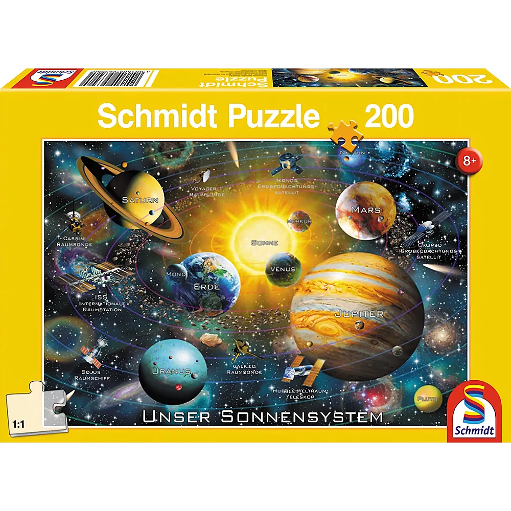Schmidt Puzzle Solarsystem 200Teile