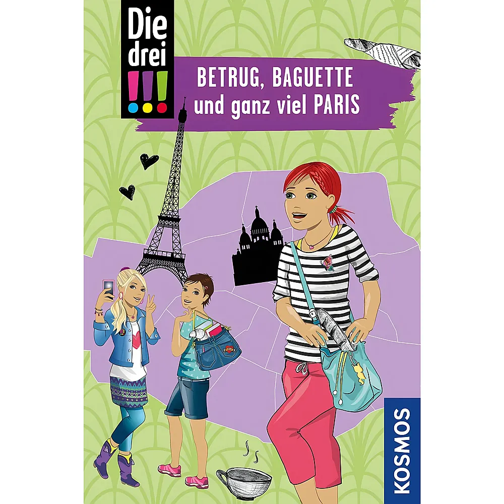 meinspielzeug - Kosmos Die drei  Betrug, Baguette und ganz viel Paris - Deutsch | Kinderb�cher