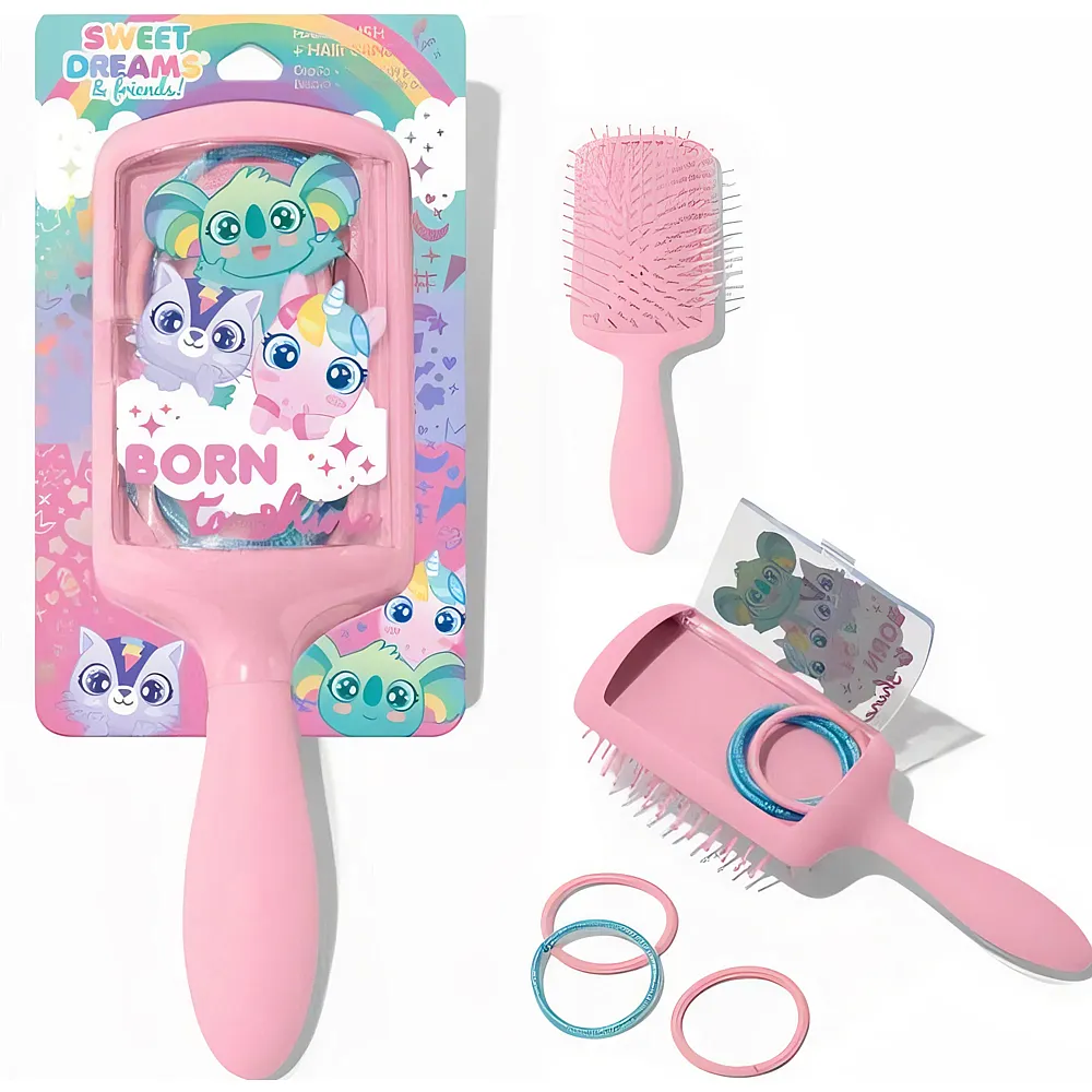 Kids Licensing Einhorn Haarb�rste Set inklusive Haarb�nder