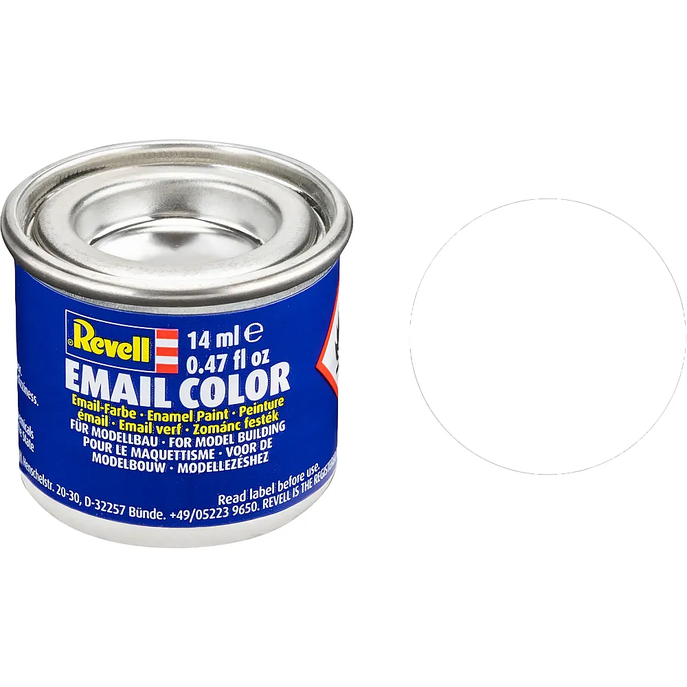 Revell Email Color Weiss, matt, 14ml, RAL 9001 32105
