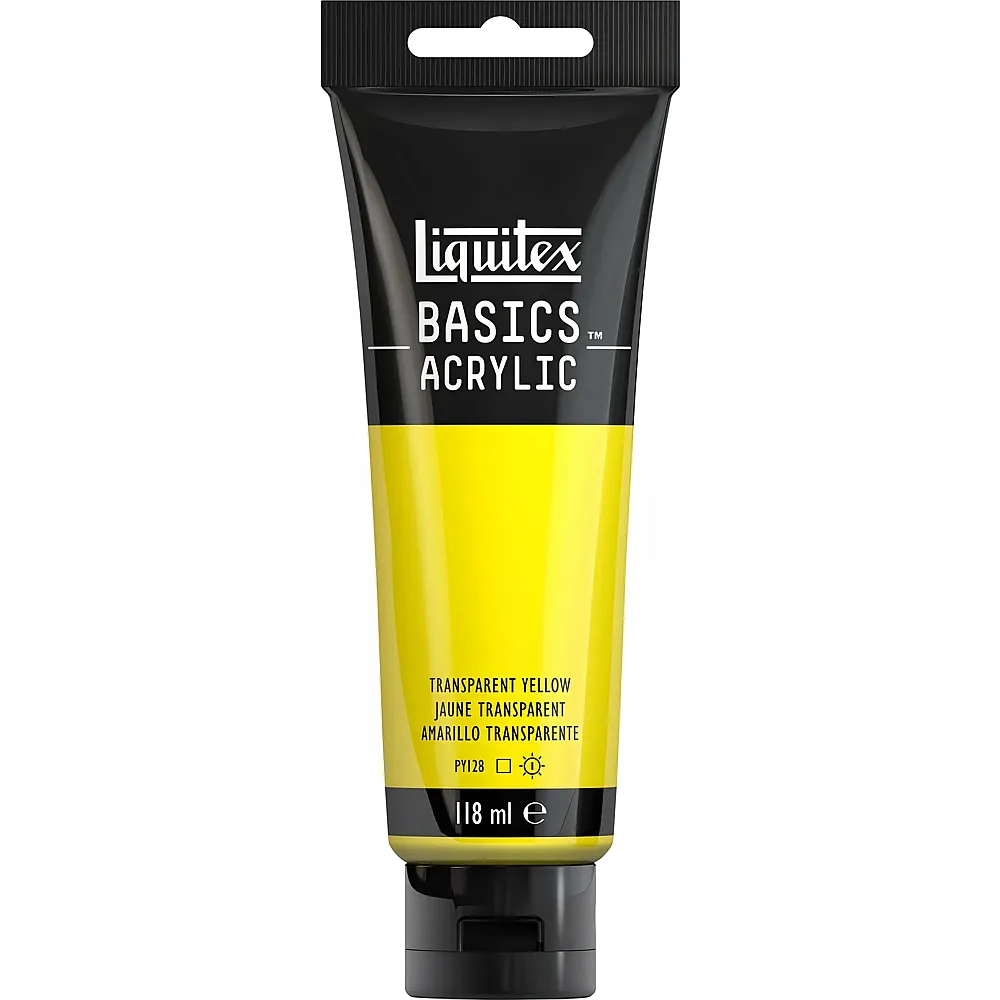Liquitex Lqx Basics Acrylfarbe 118ml Tube Transparentgelb - Suche