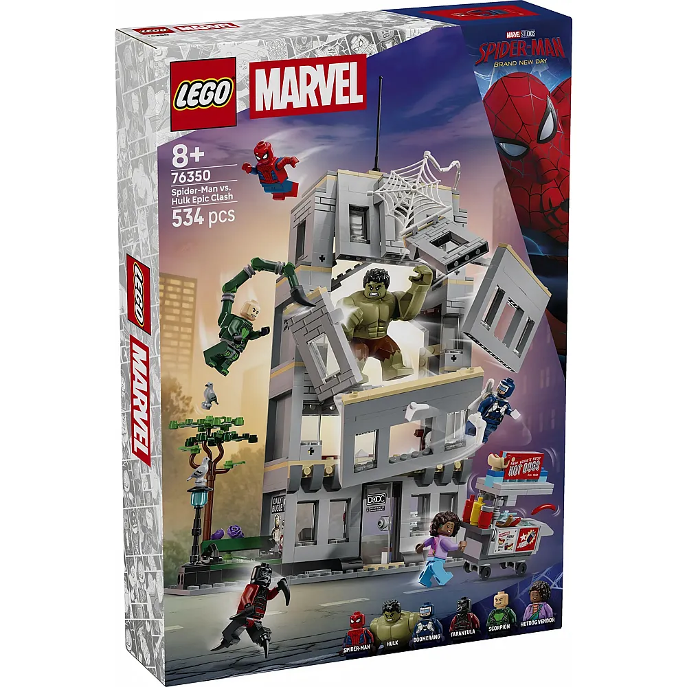 LEGO Avengers Spiderman Grosser Showdown: Spider-Man vs. Hulk 76350