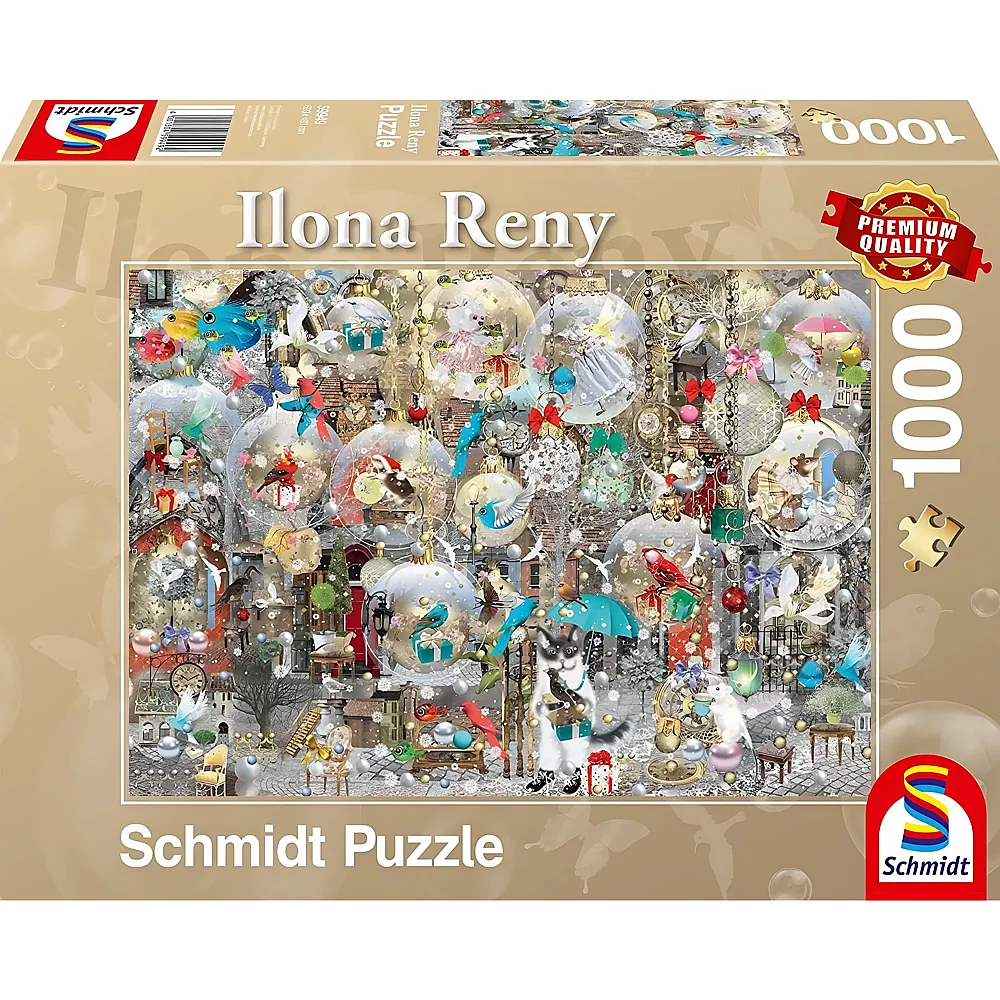 Schmidt Puzzle Ilona Reny Traumhaftes Dekor 1000Teile