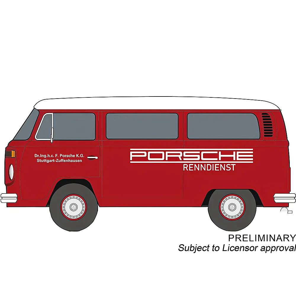 meinspielzeug - Carrera Digital 132 VW Bus T2b Porsche Renndienst | Rennbahn Fahrzeuge