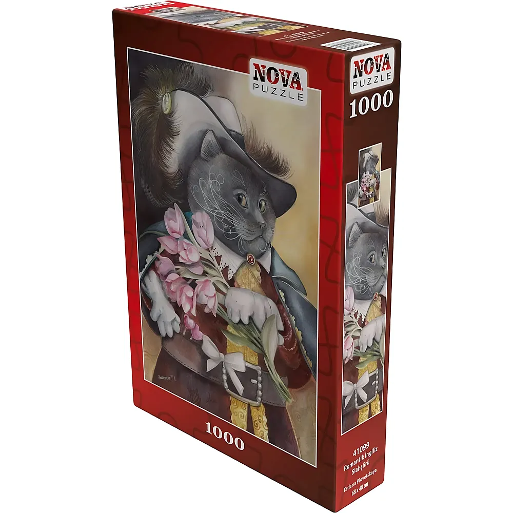 Nova Puzzle British Cat - 1000 Teile - Puzzle 1000 Teile