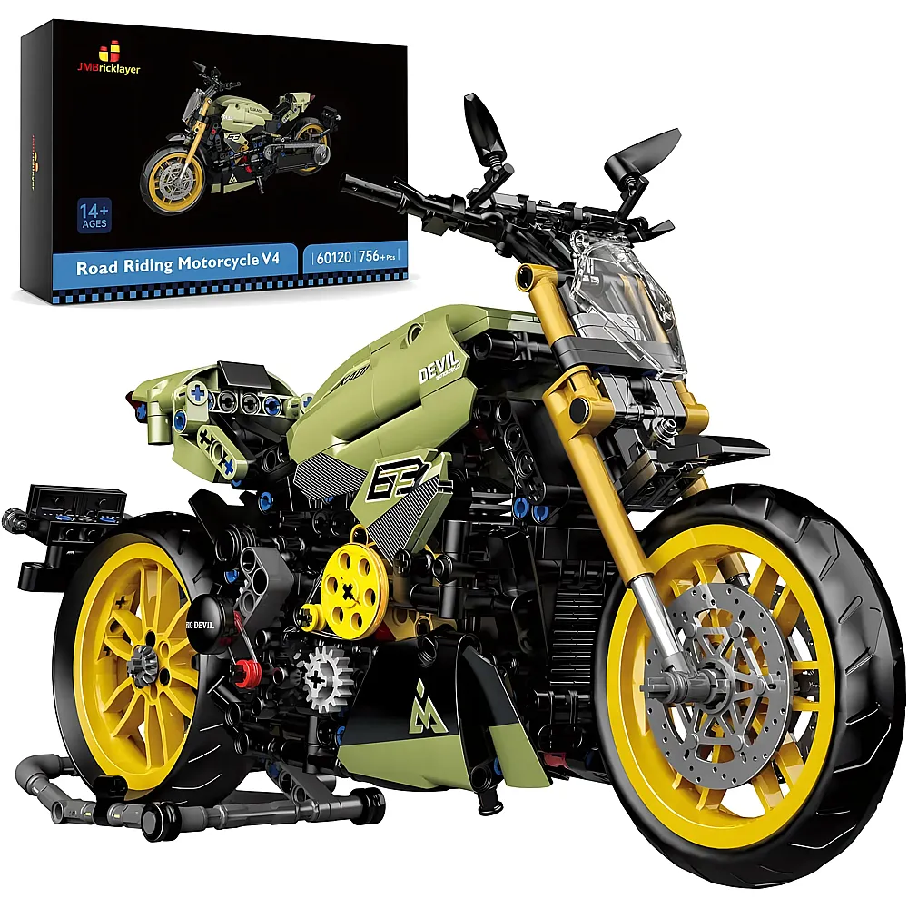 JMBricklayer Vehicle Road Riding Motorcycle V4 60120