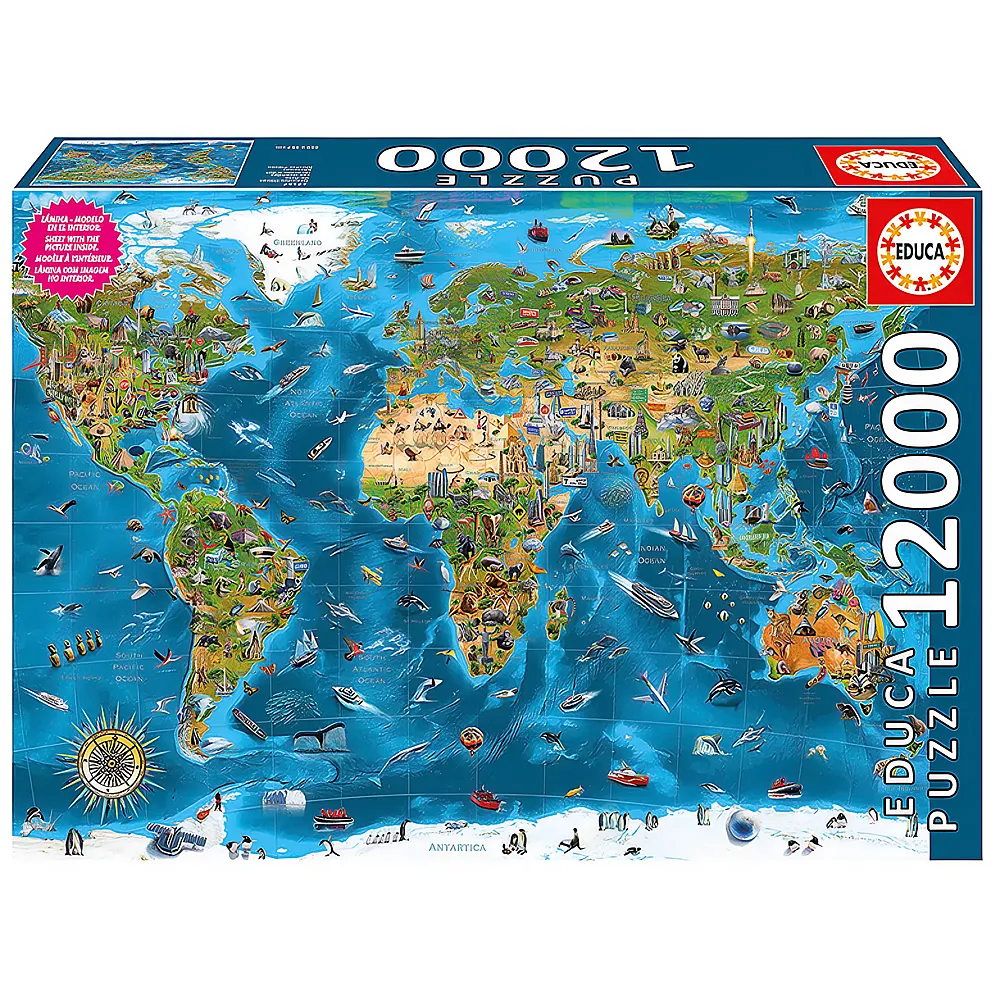 Educa Puzzle Weltwunder 12000Teile