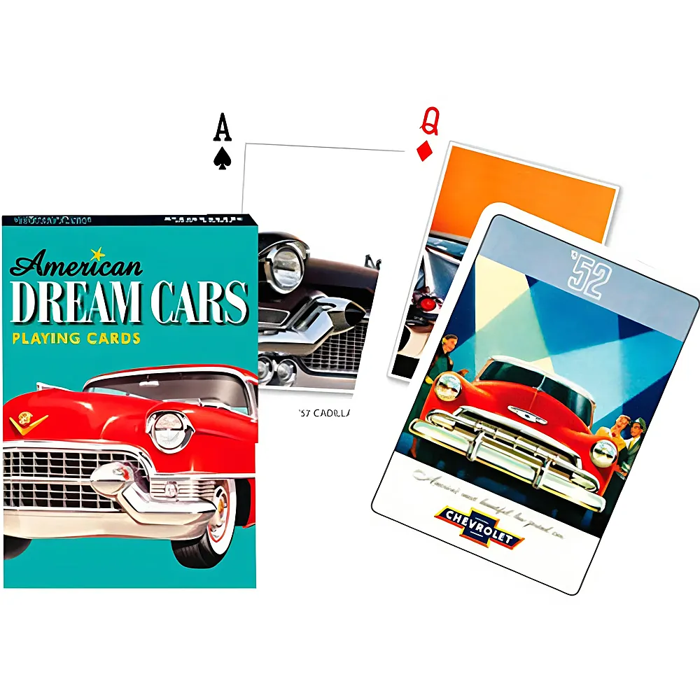 meinspielzeug - Piatnik Collectors Cards Poker, American Dream Cars | Jassen