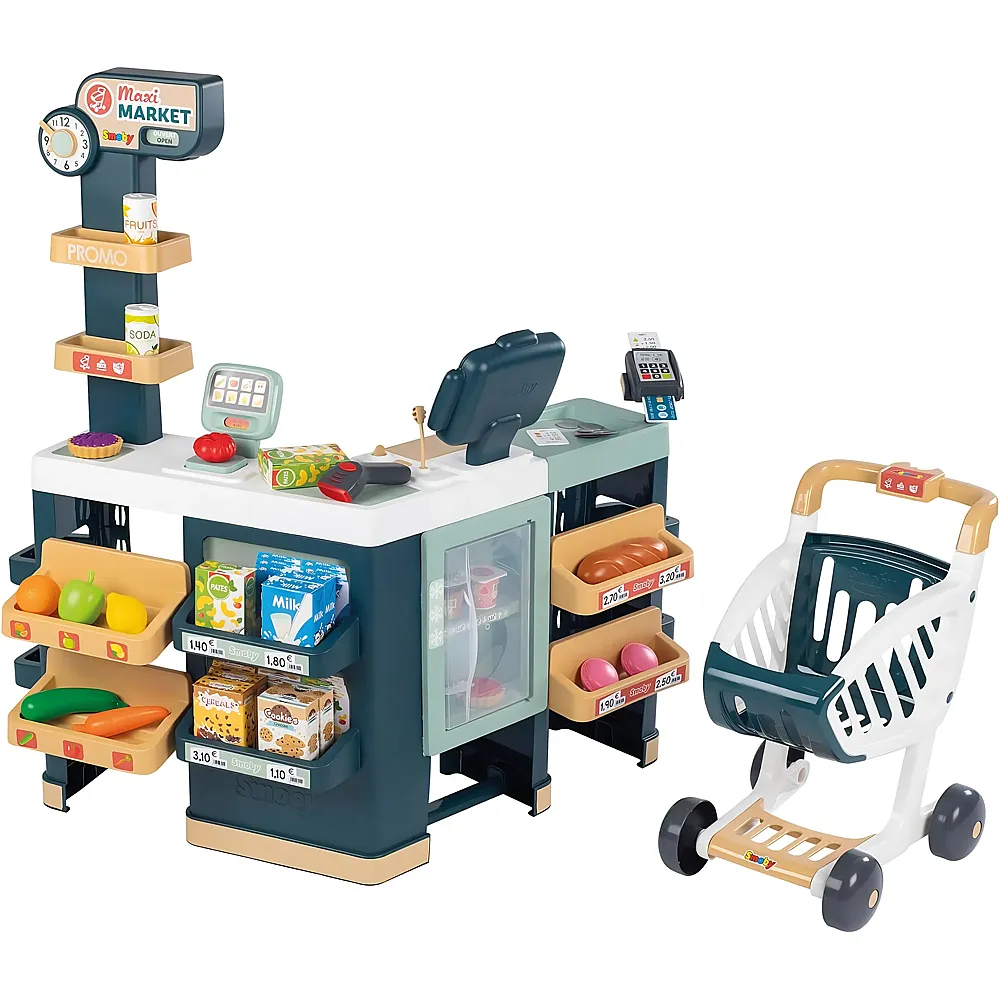Smoby Supermarkt mit Einkaufswagen