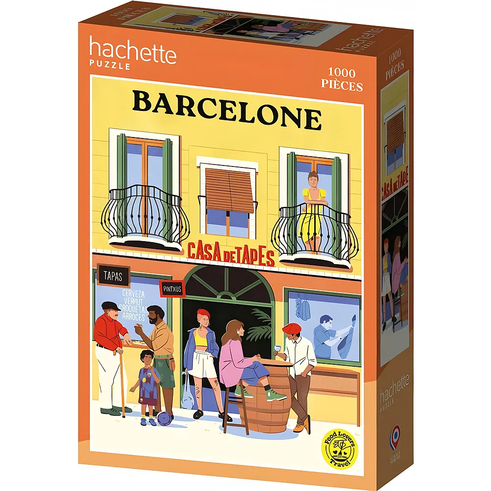 Hachette Puzzle Barcelone - 1000 Teile