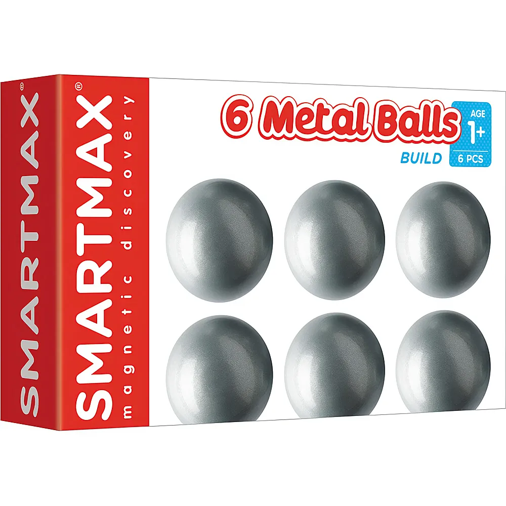 SmartMax Extensions neutral balls 6Teile | Magnet-Baukasten