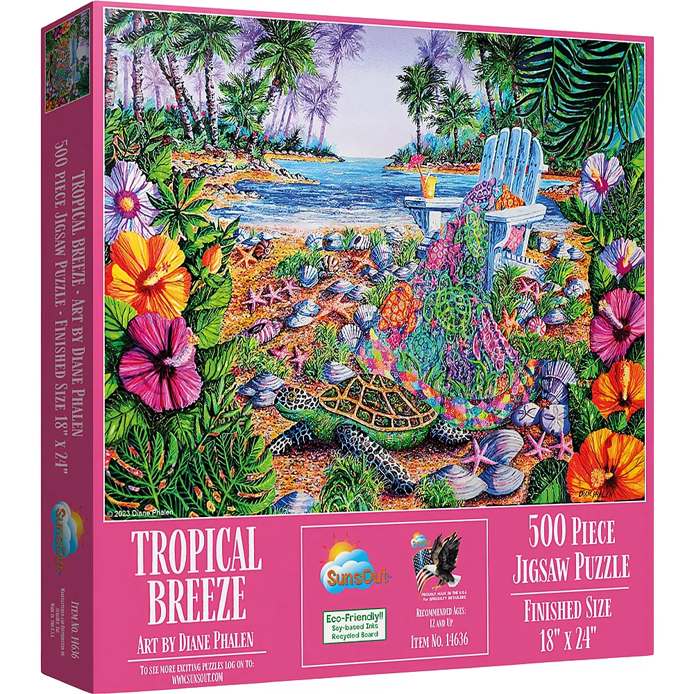 SunsOut Puzzle Diane Phalen Tropische Brise - 500 Teile