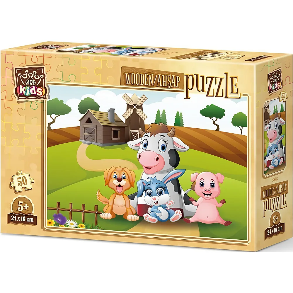 Art Puzzle Kids Bauernhof-Pose - 50 Teile