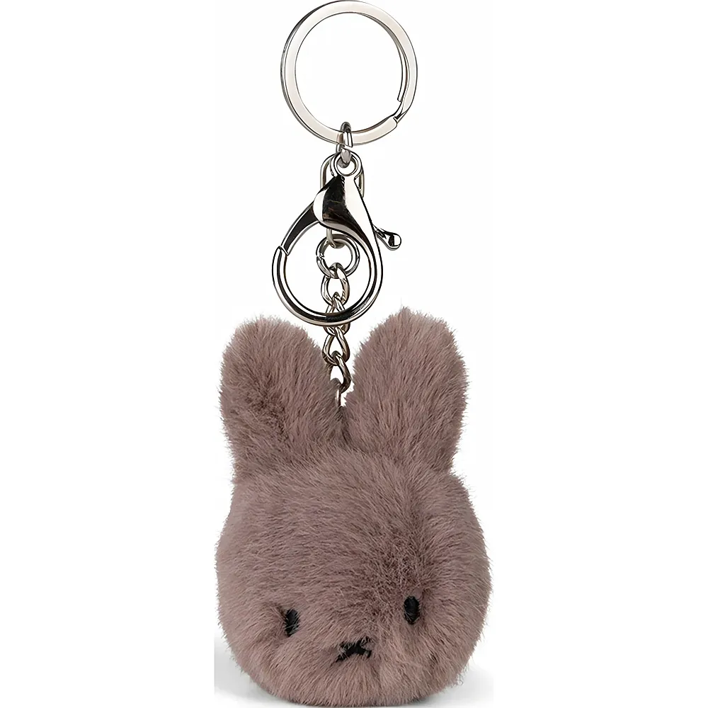 Bon Ton Toys Miffy ECO Fuzzy taupe 8 cm Schl�sselanh�nger / 100%Recycled