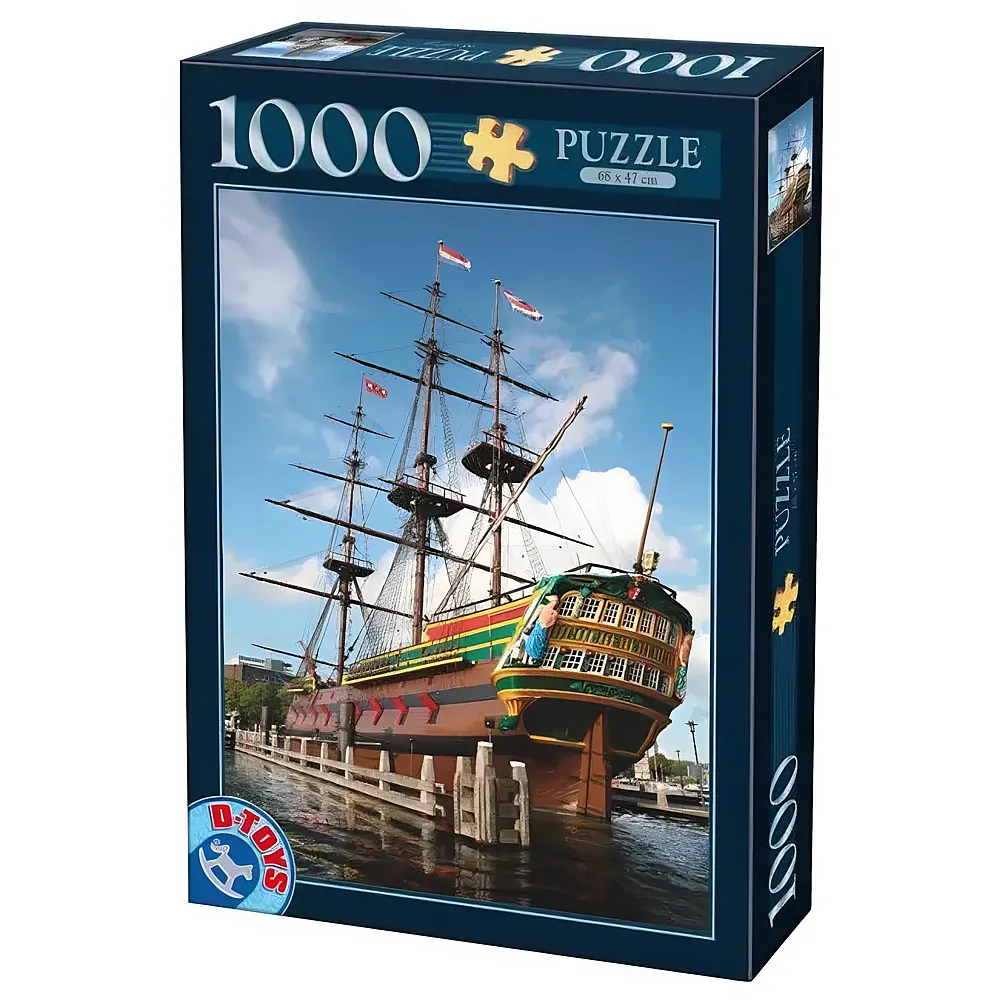 DToys Puzzle Niederlande - Amsterdamer Hafen - 1000 Teile