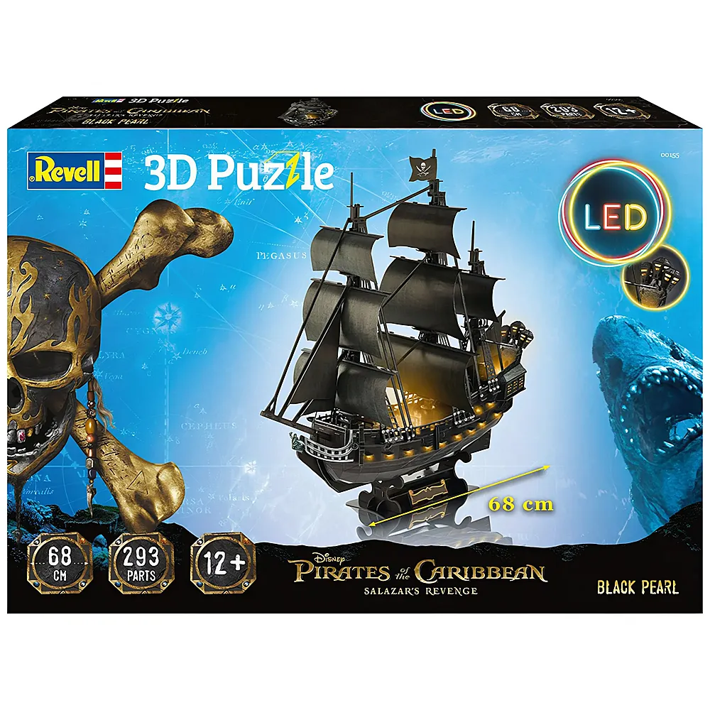 Revell Puzzle Black Pearl LED 293Teile