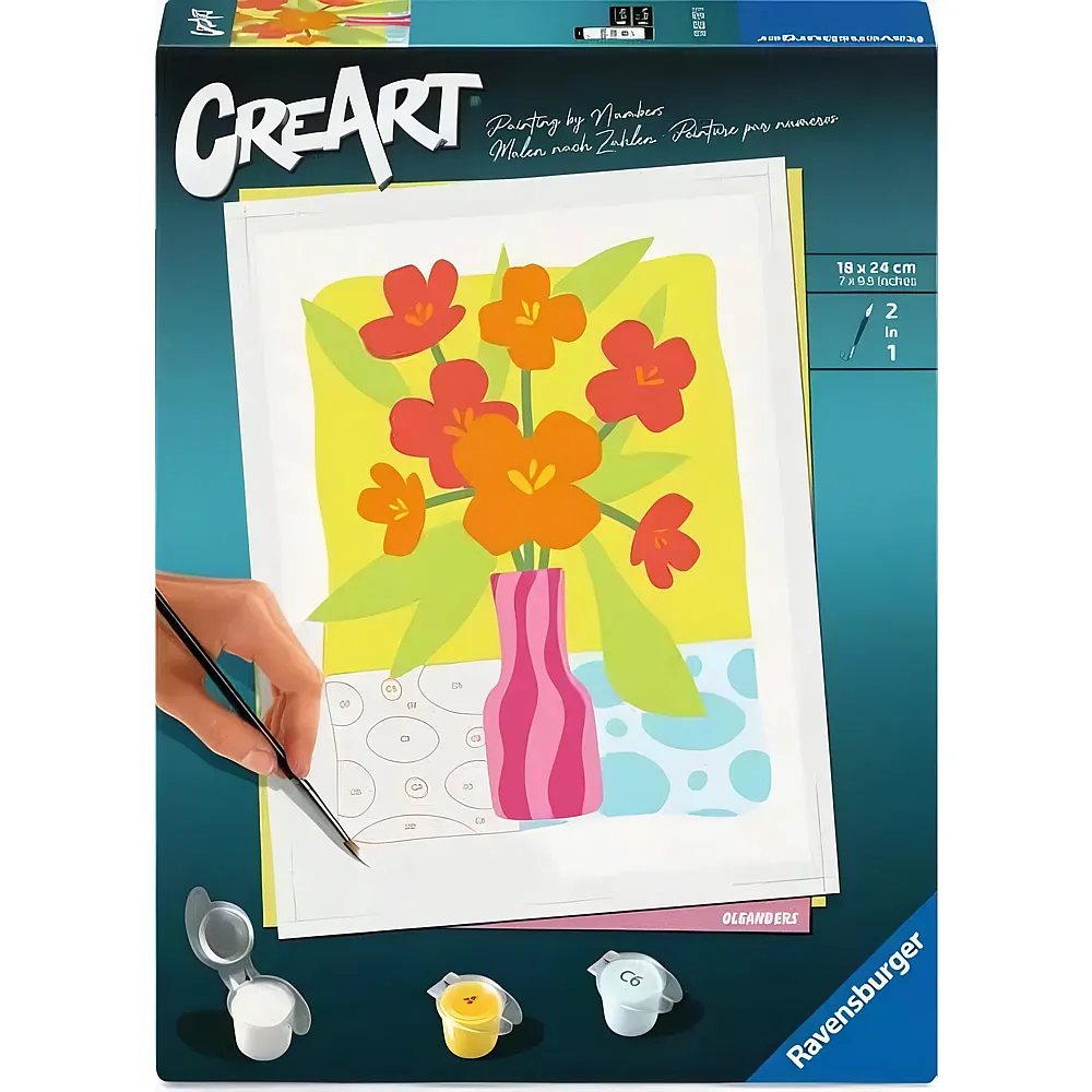 Ravensburger CreArt Malen nach Zahlen - Oleander