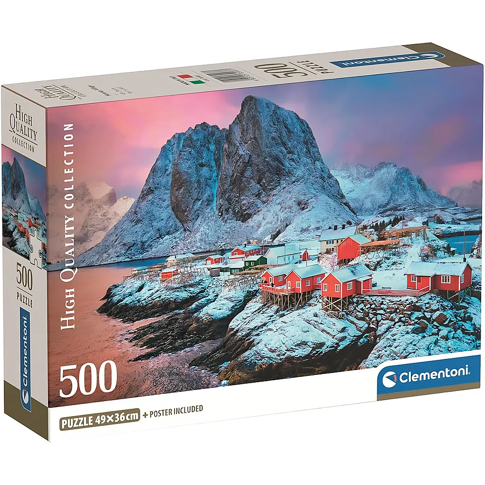 Clementoni Puzzle High Quality Collection Hamnoy Village - 500 Teile